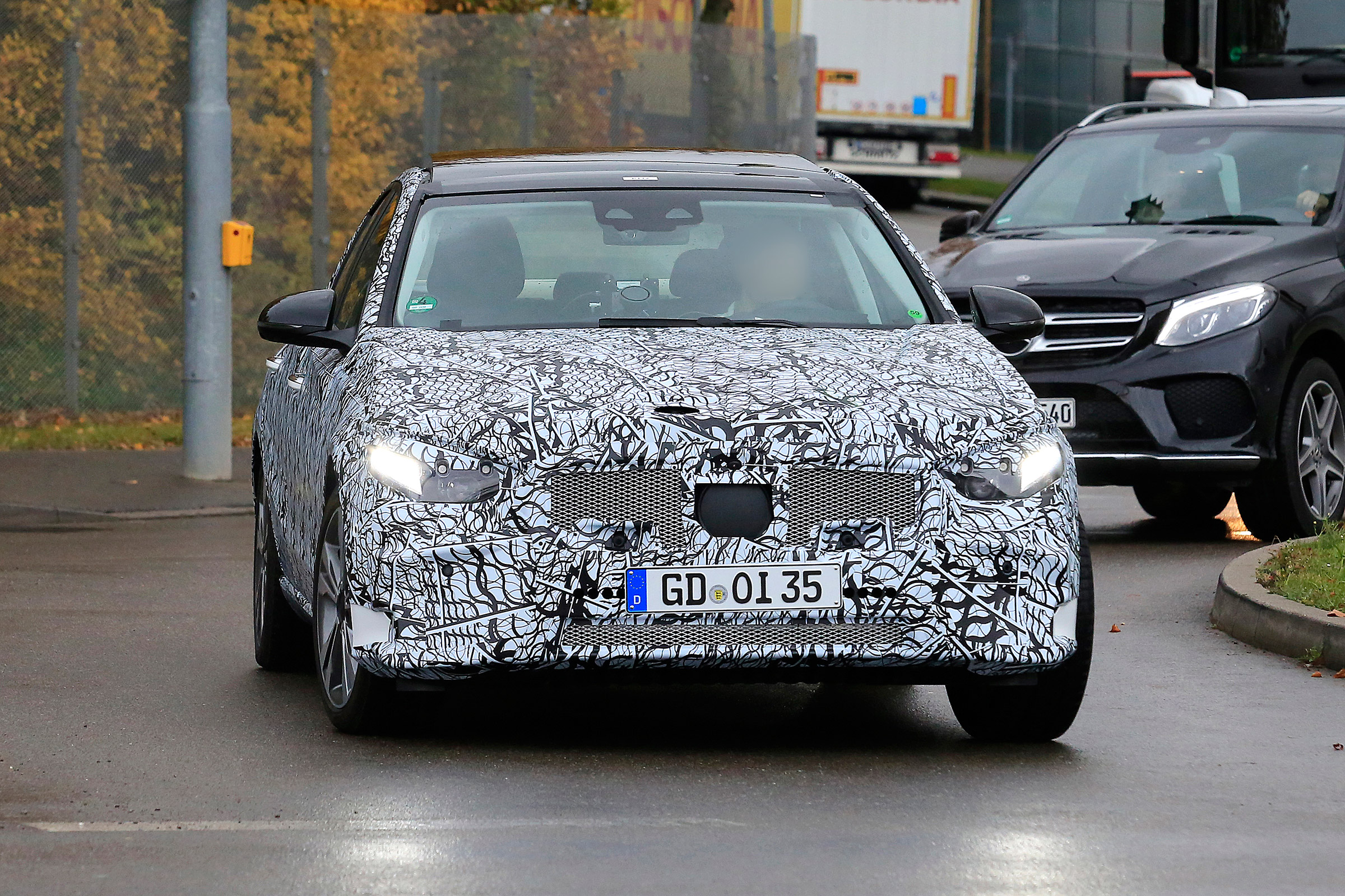 Mercedes C-class prototype - nose