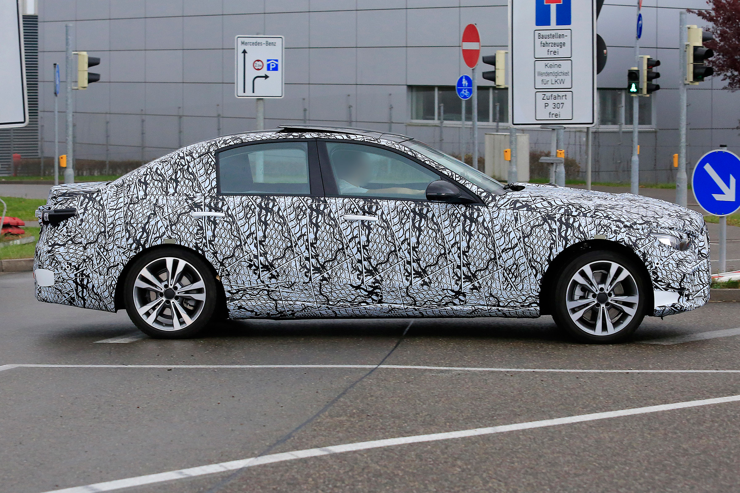 Mercedes C-class prototype - side