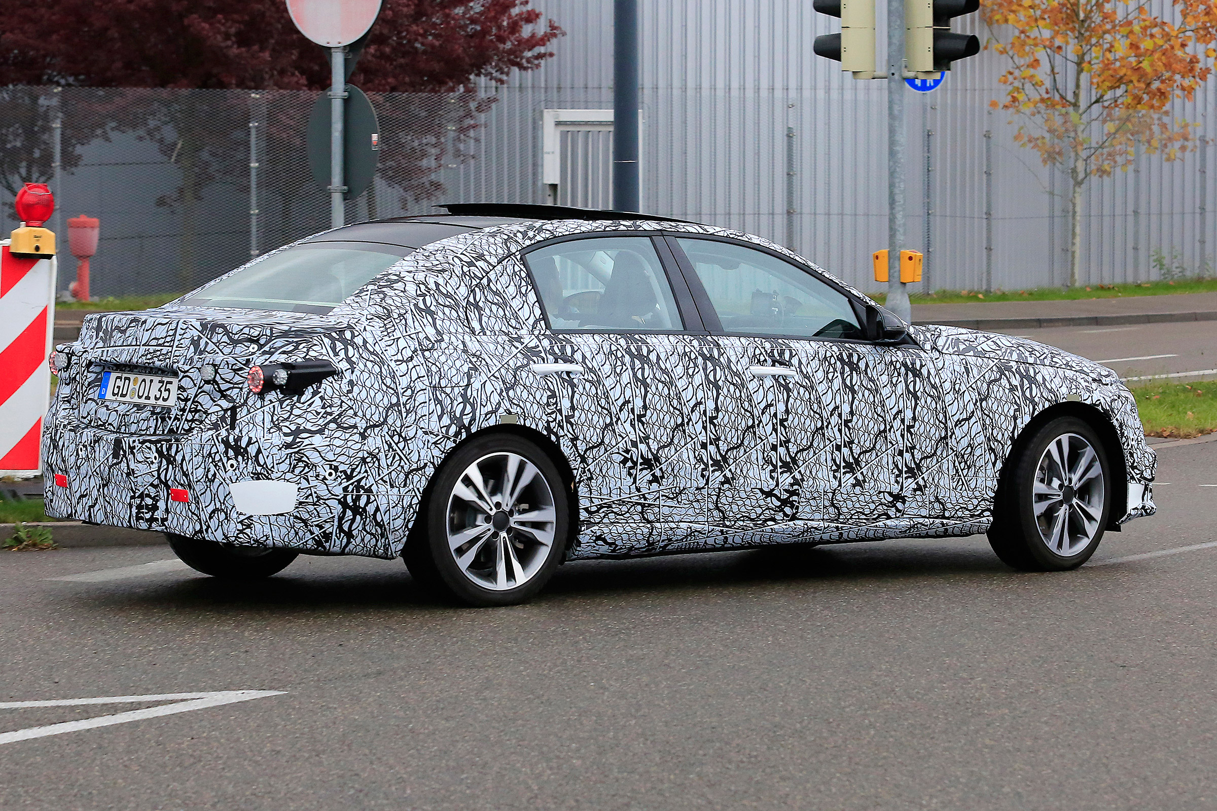 Mercedes C-class prototype - rear