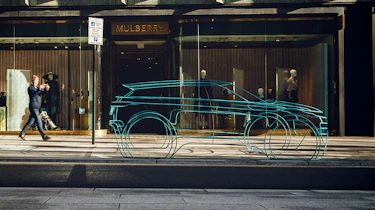2019 Land Rover Evoque wire frame side
