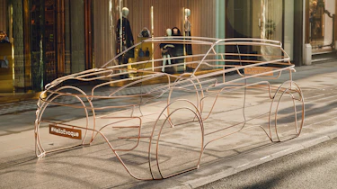 2019 Land Rover Evoque wire frame front