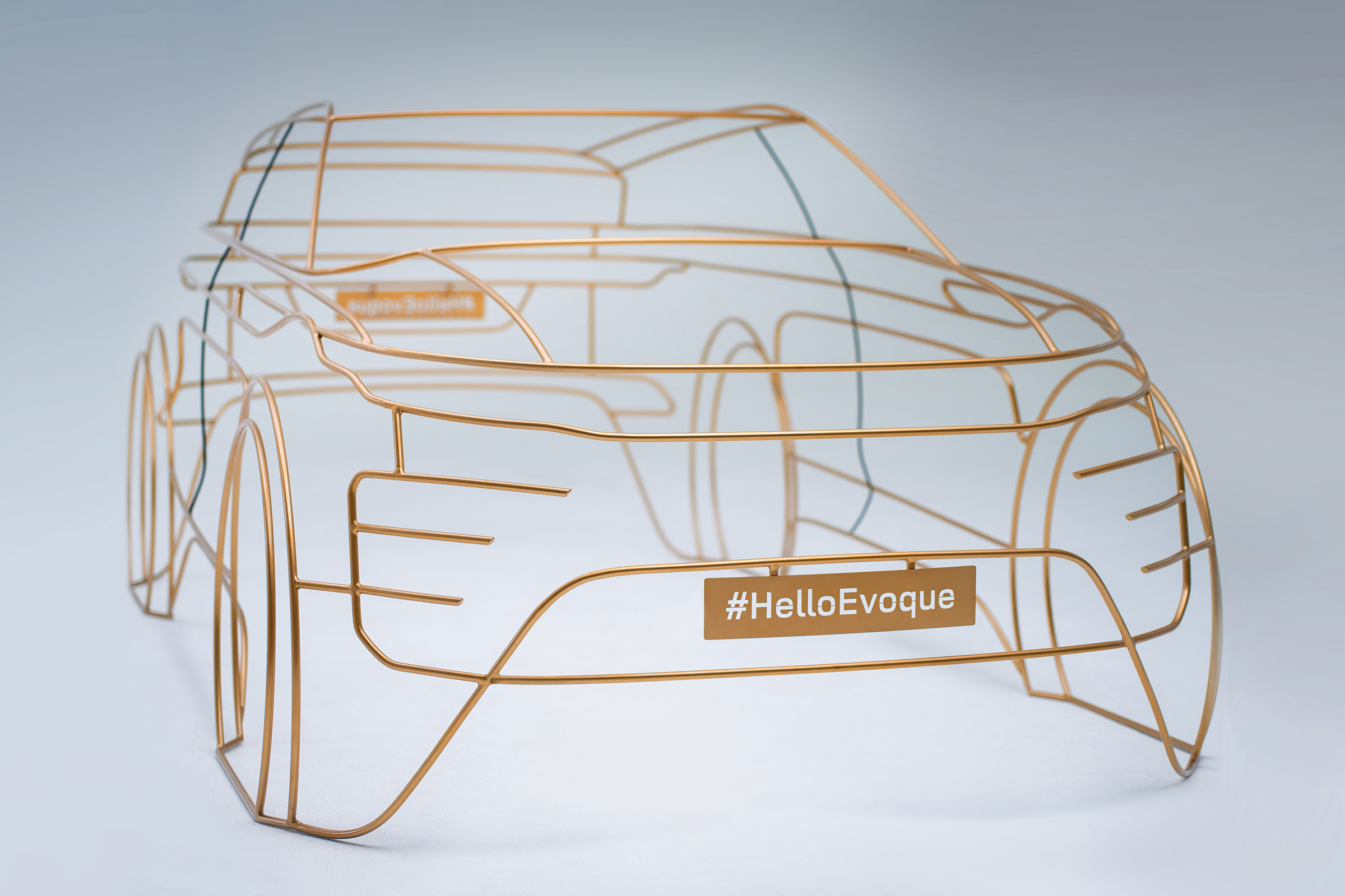 2019 Land Rover Evoque wire frame