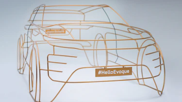 2019 Land Rover Evoque wire frame