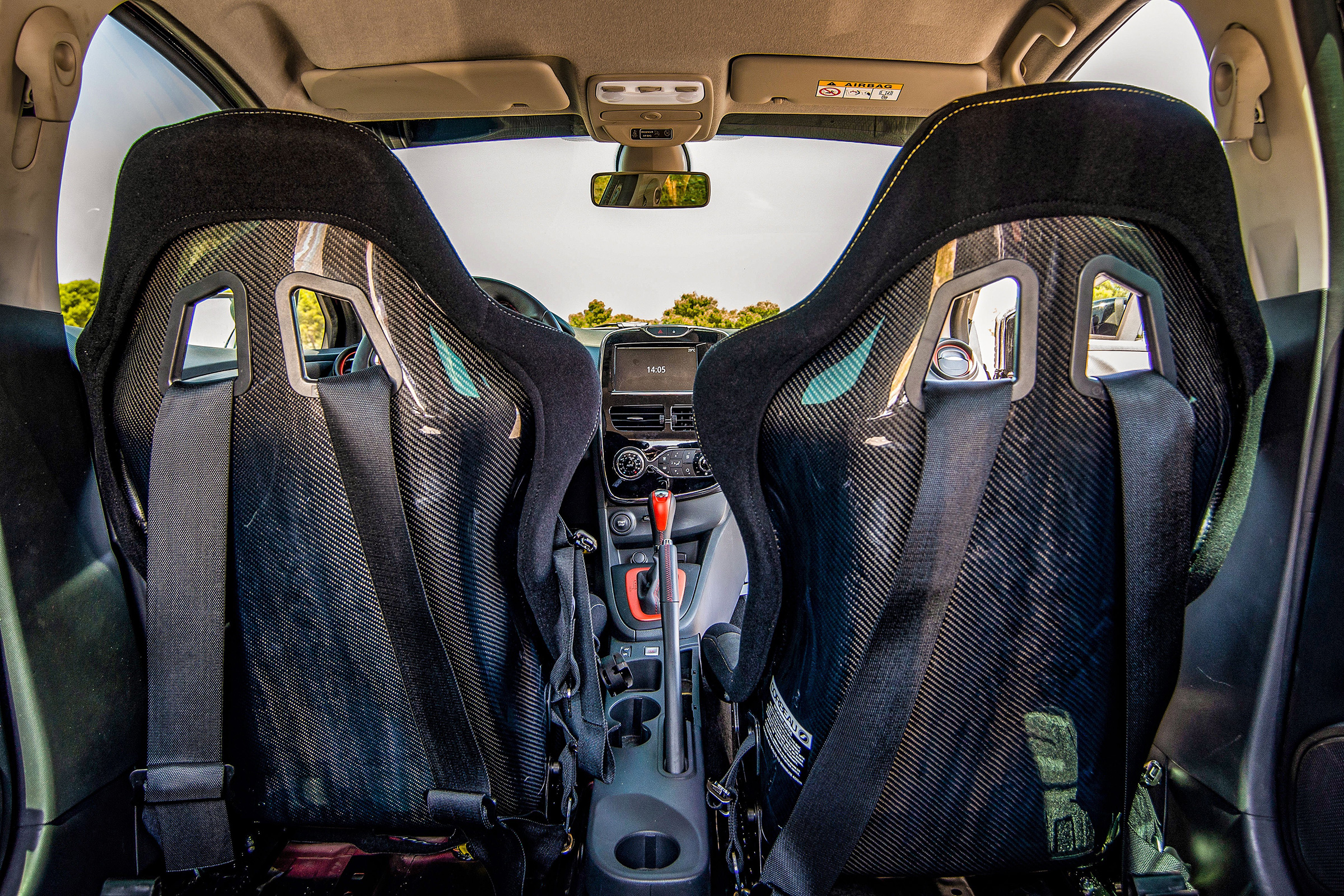 Renault Sport Performance parts seats