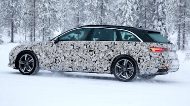 New Audi A4 spied rear