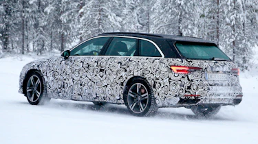 New Audi A4 spied rear