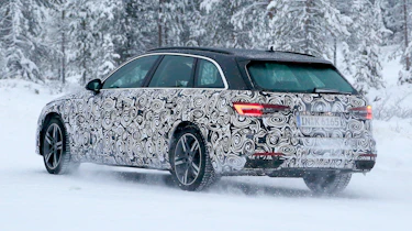 New Audi A4 spied rear