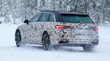 New Audi A4 spied rear