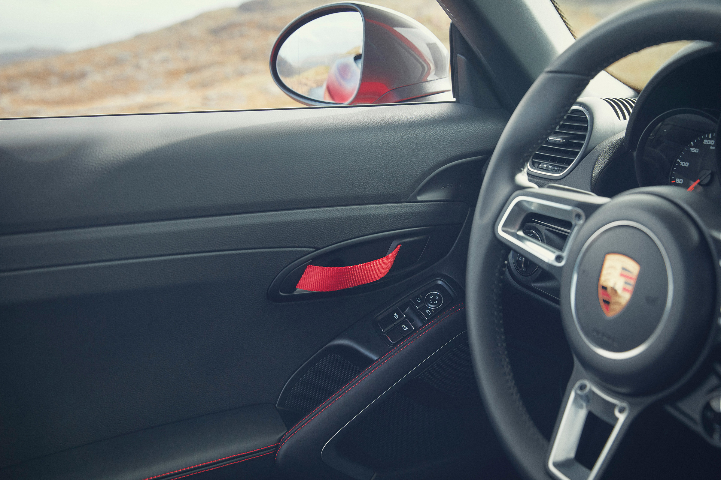 Porsche Cayman T door pull