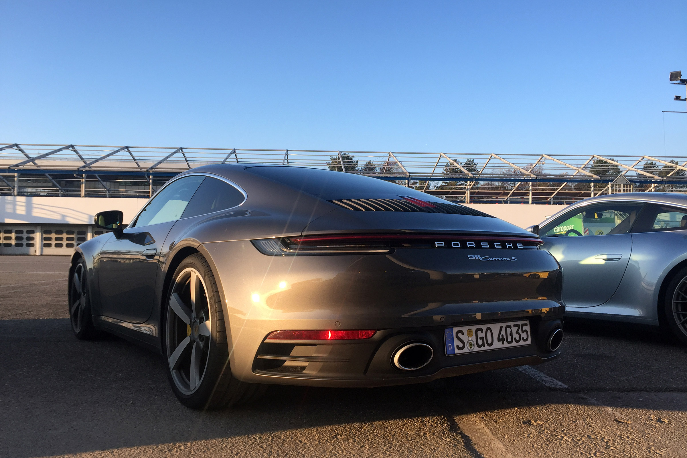 Porsche 911 on location - rear