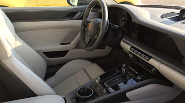 Porsche 911 on location - interior