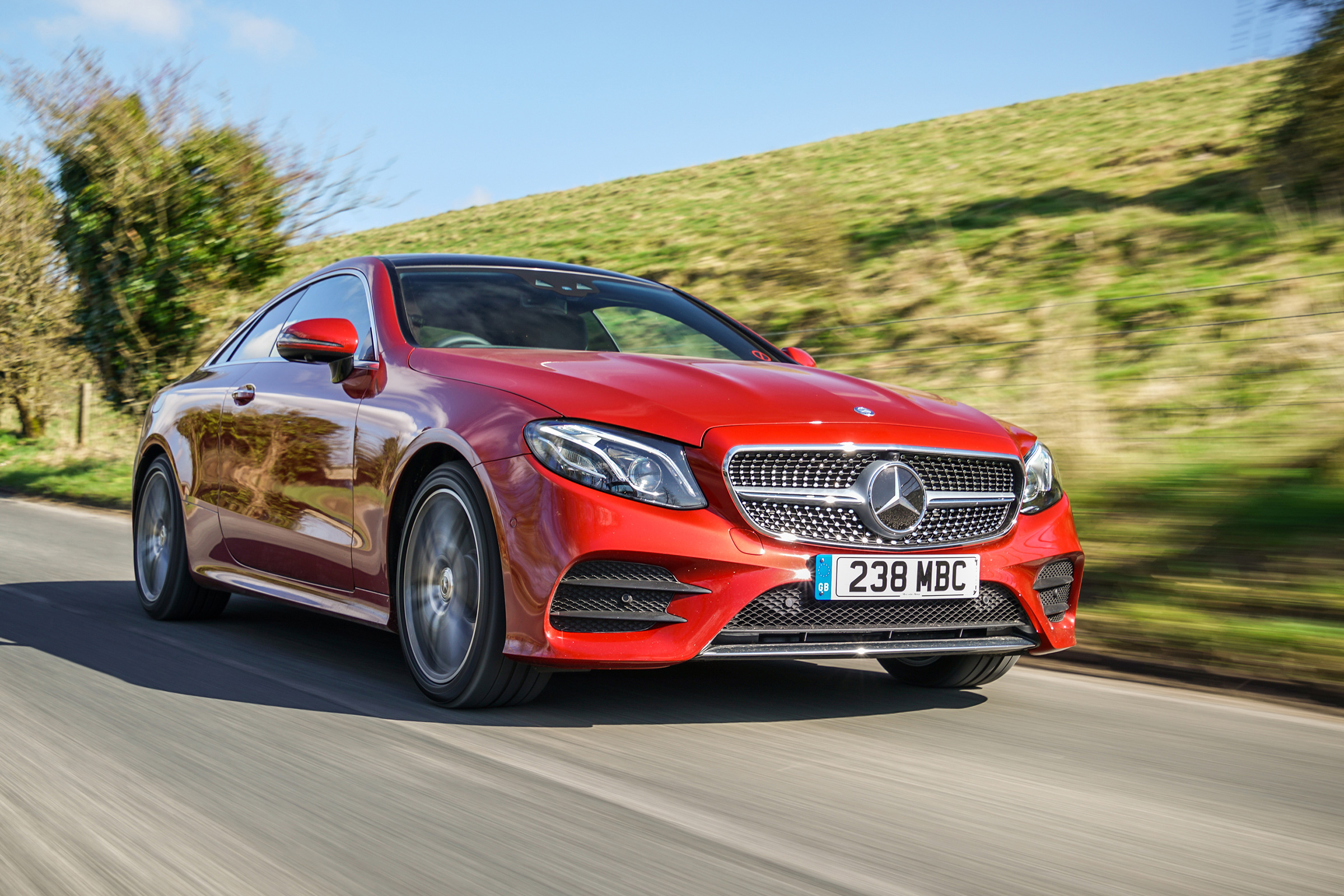 Mercedes-Benz E-class coupe front