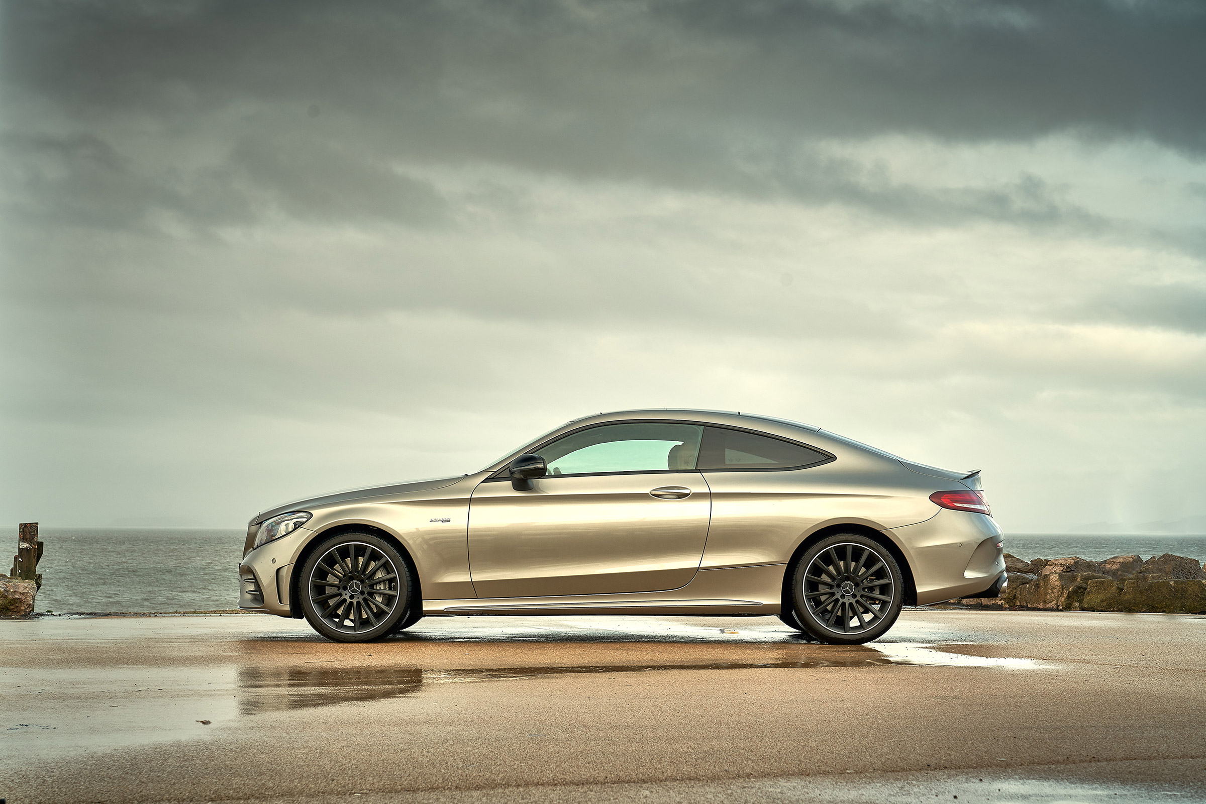 Mercedes-AMG C43 Coupe 2018 review - side