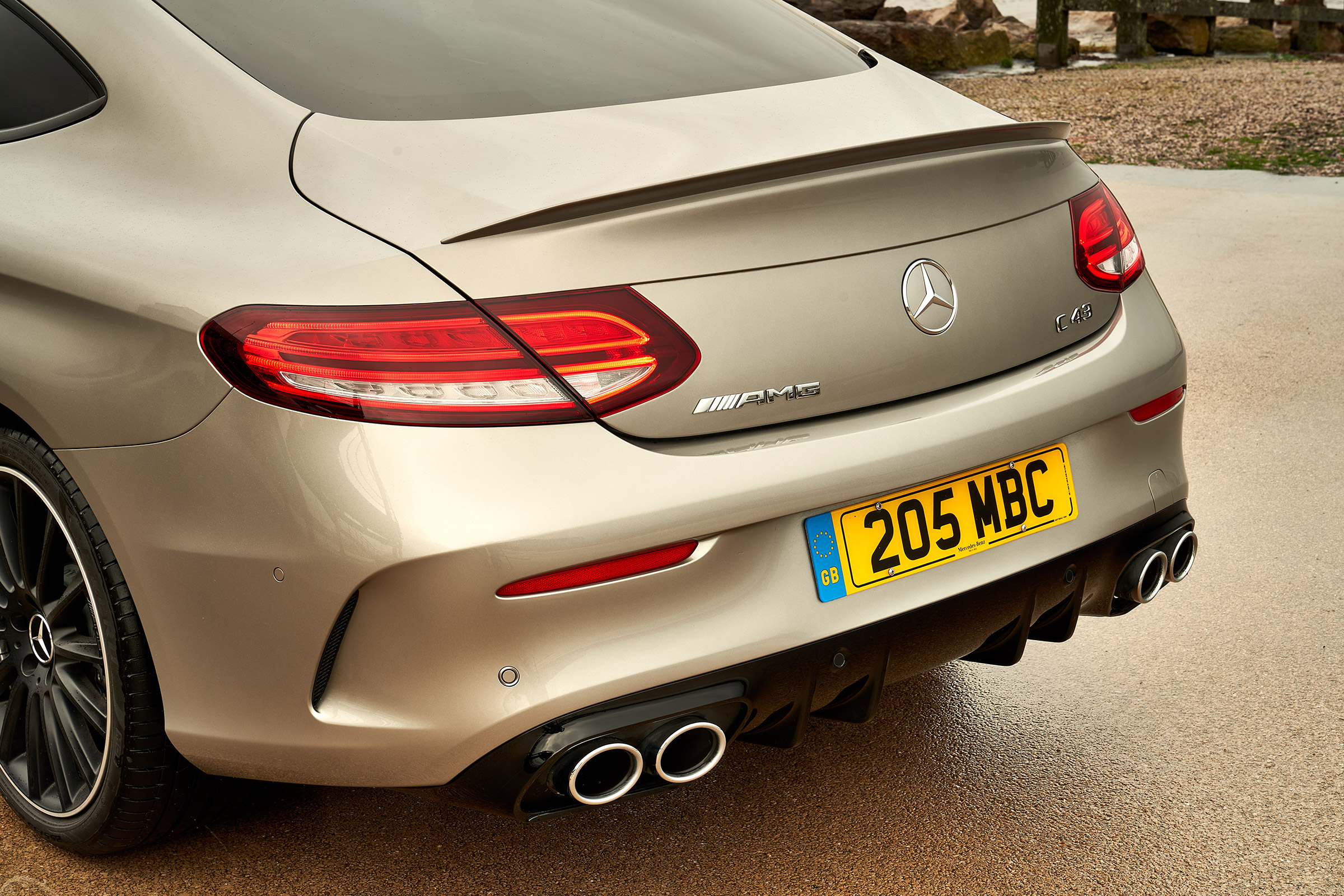 Mercedes-AMG C43 Coupe 2018 review - rear
