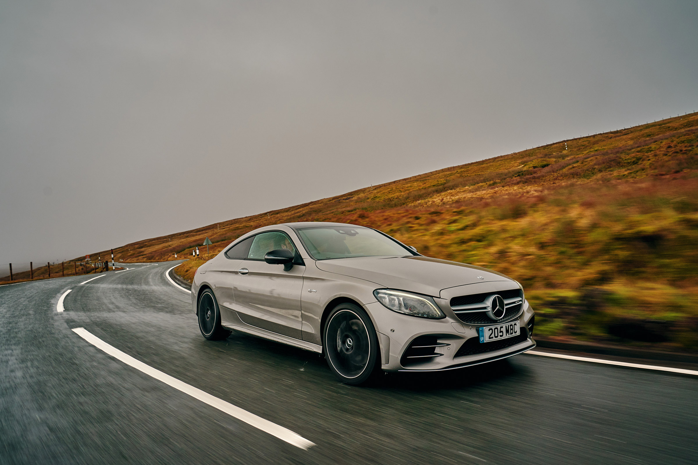 Mercedes-AMG C43 Coupe 2018 review - side