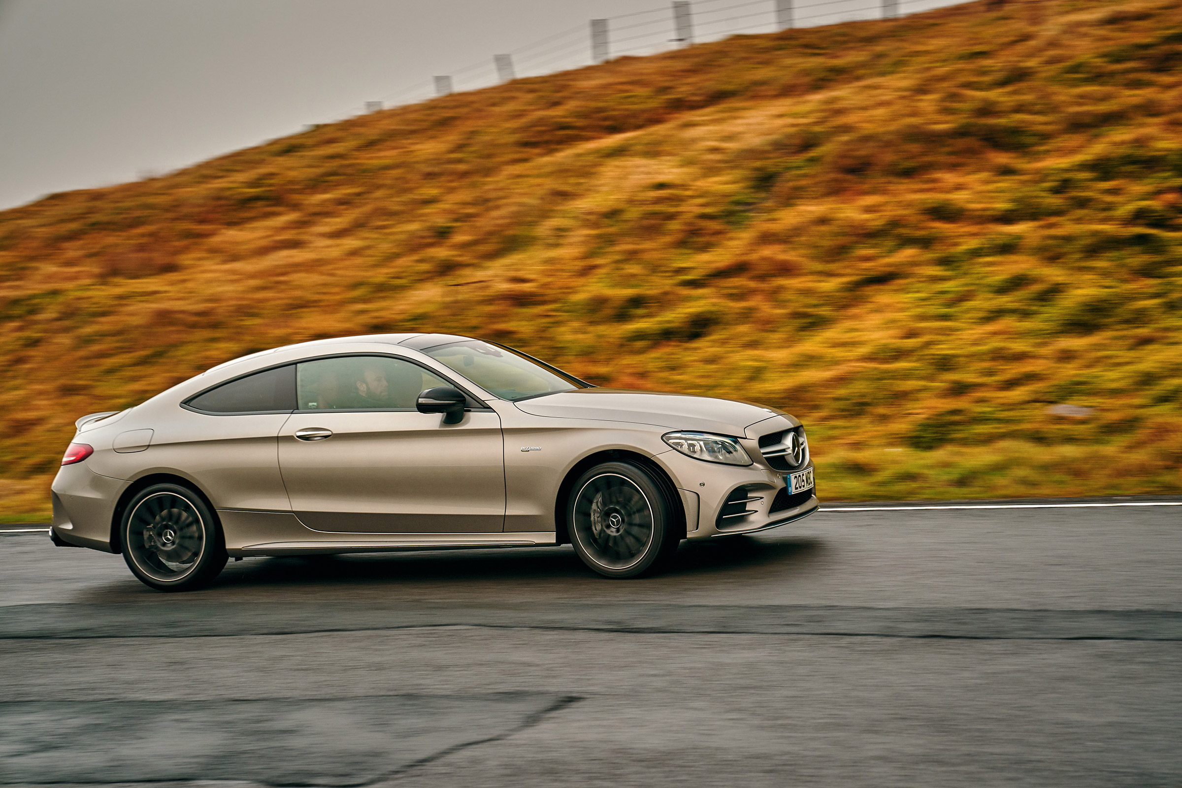 Mercedes-AMG C43 Coupe 2018 review - side