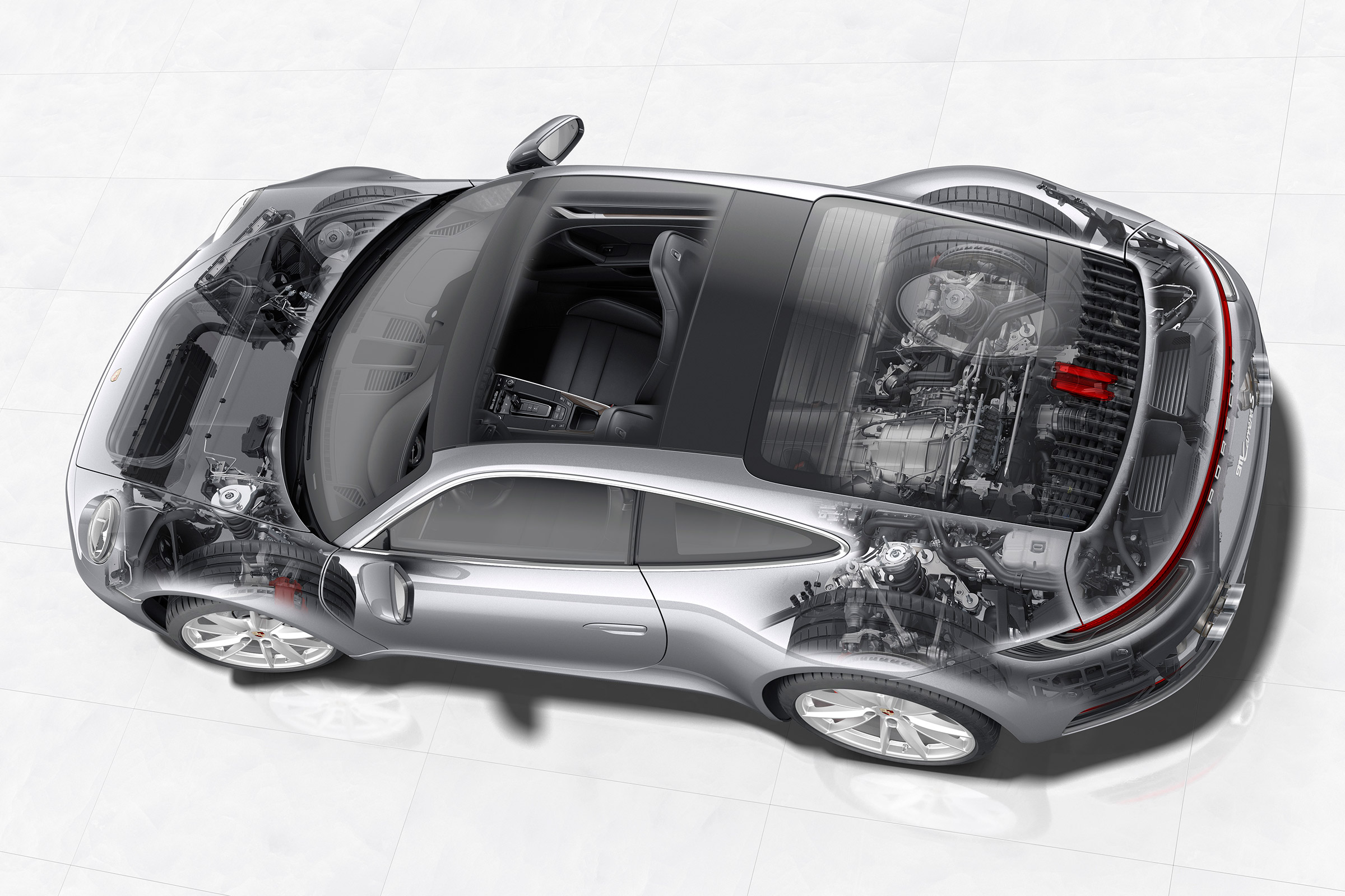 Porsche 911 992 cutawat