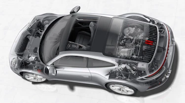 Porsche 911 992 cutawat