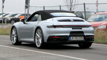 Porsche 911 Cabrio spy - rear