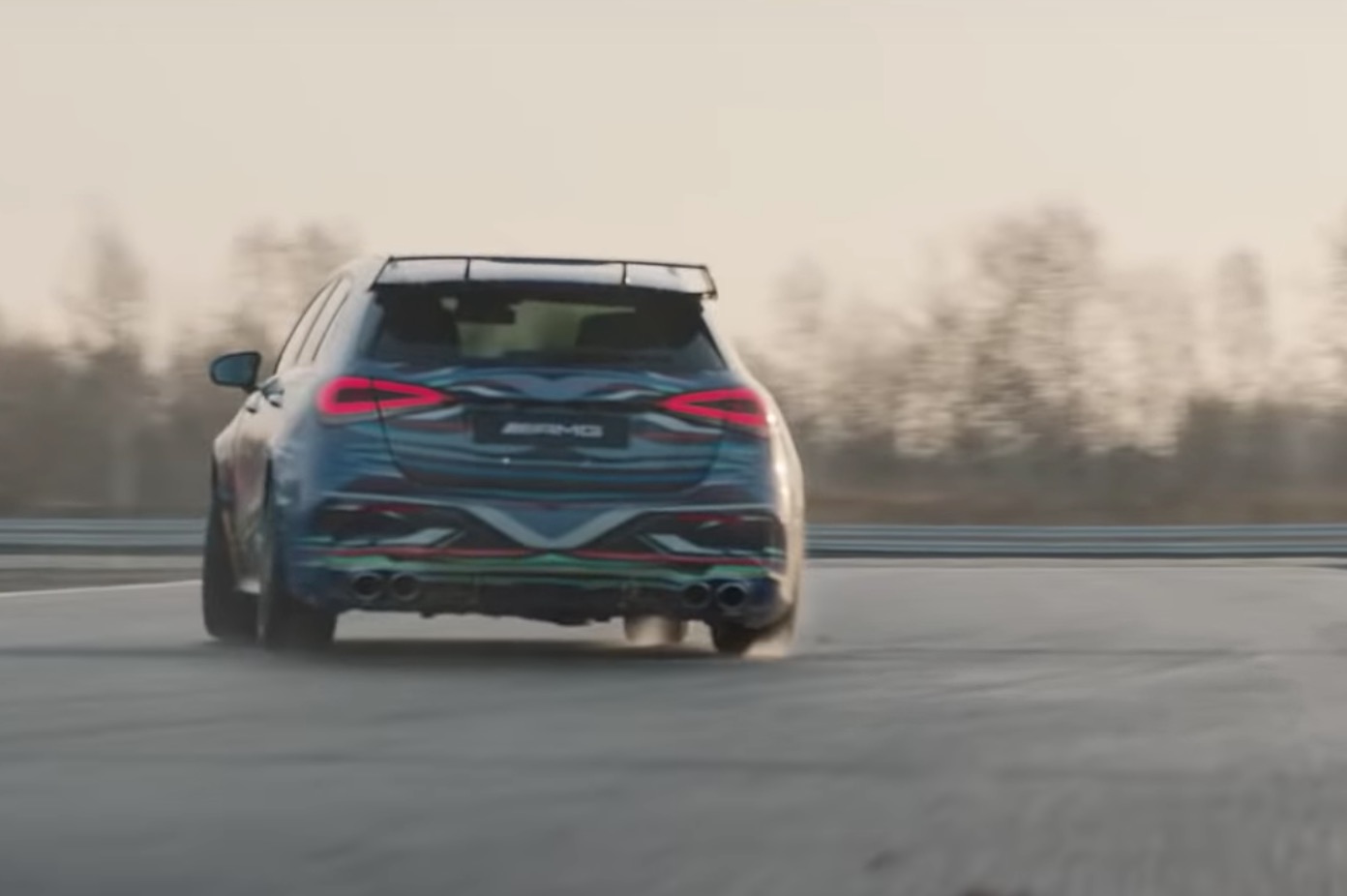 Mercedes-AMG a45 spy shots video 