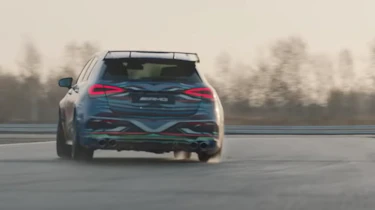 Mercedes-AMG a45 spy shots video