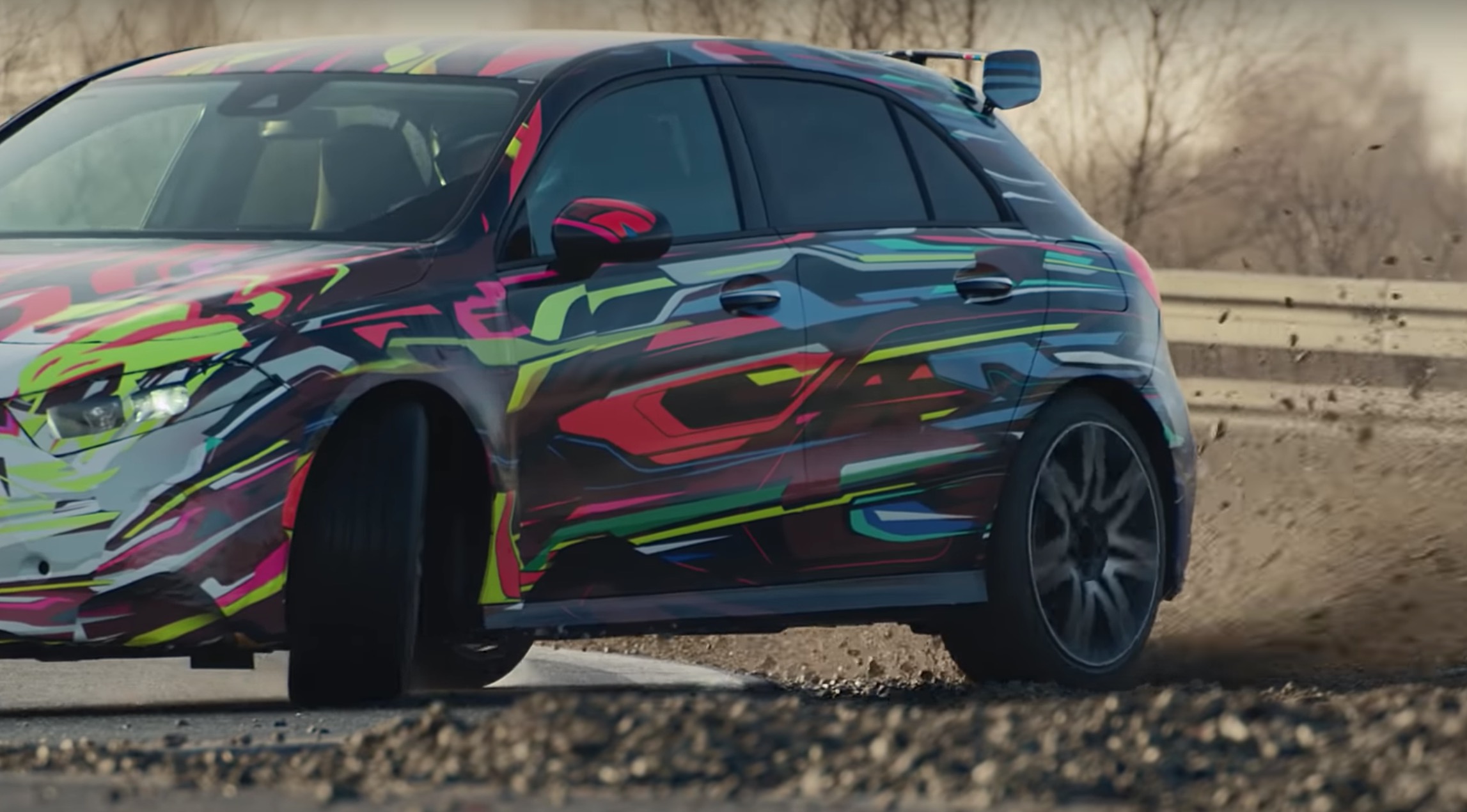 Mercedes-AMG a45 spy shots video 