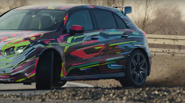 Mercedes-AMG a45 spy shots video
