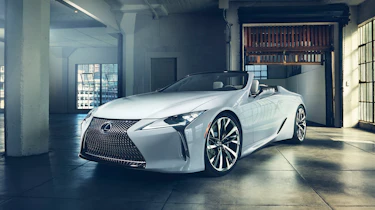 Lexus LC Convertible Concept front