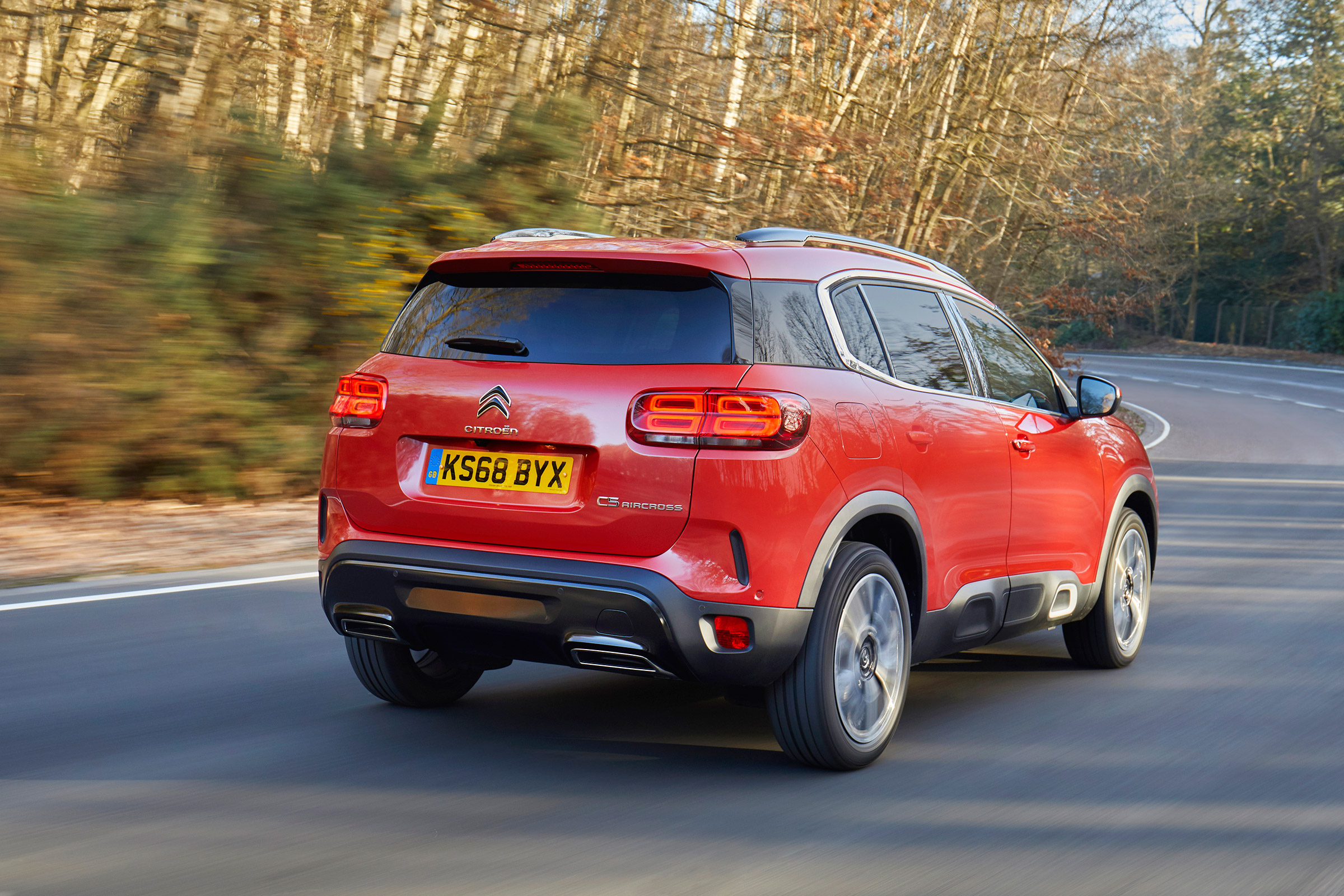 Citroen C5 Aircross - rear quarter orange