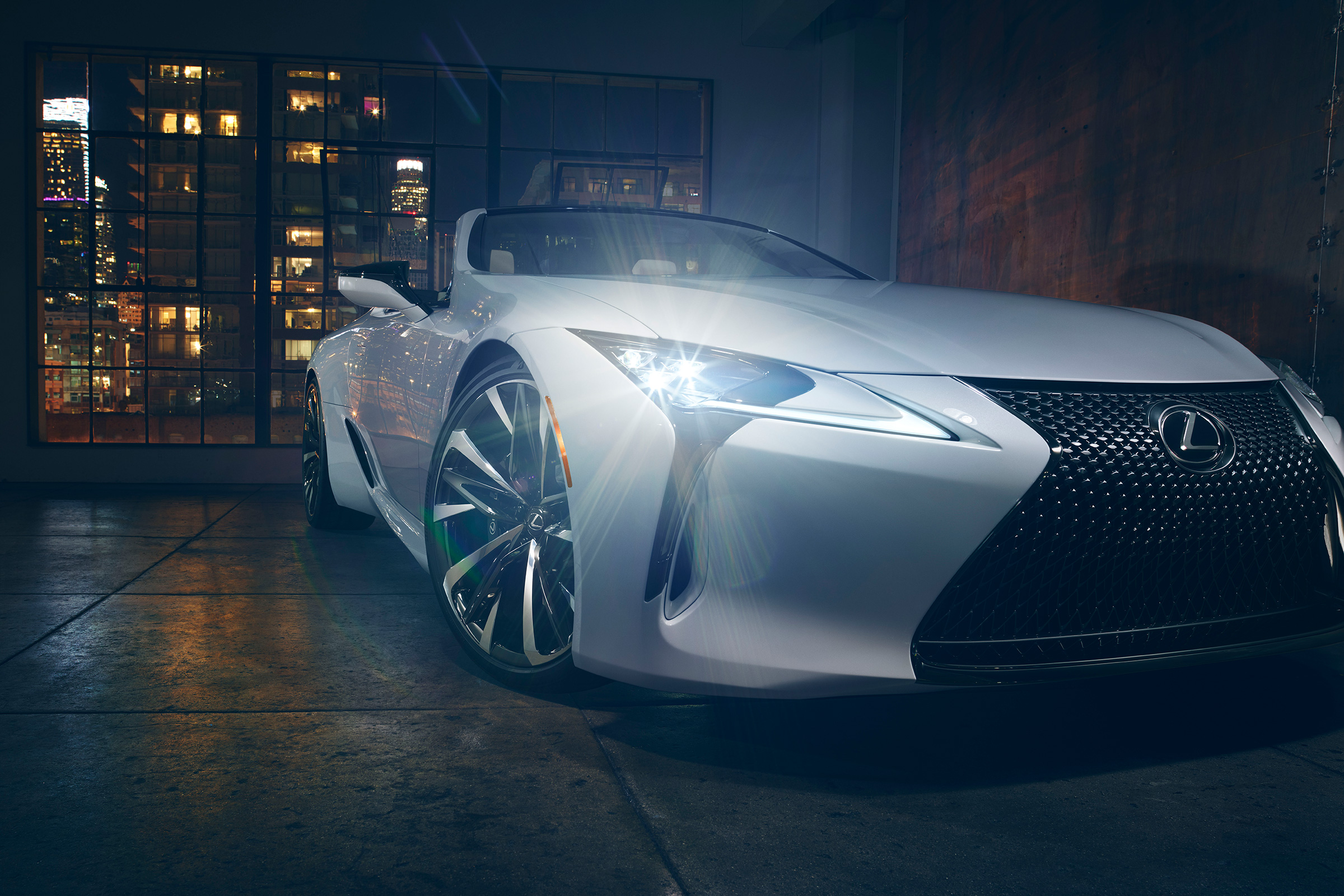 Lexus LC Convertible Concept front 