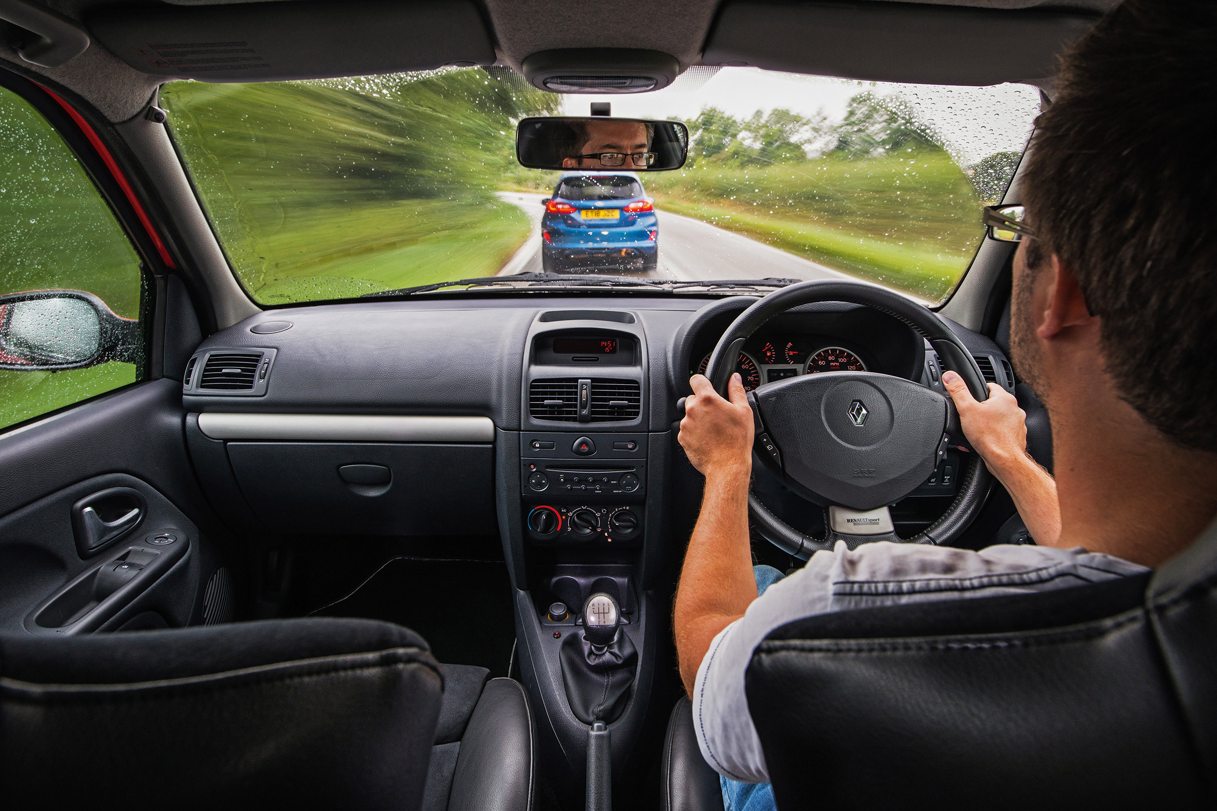 Clio Trophy interior driving - 