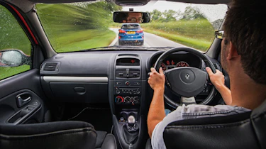 Clio Trophy interior driving -