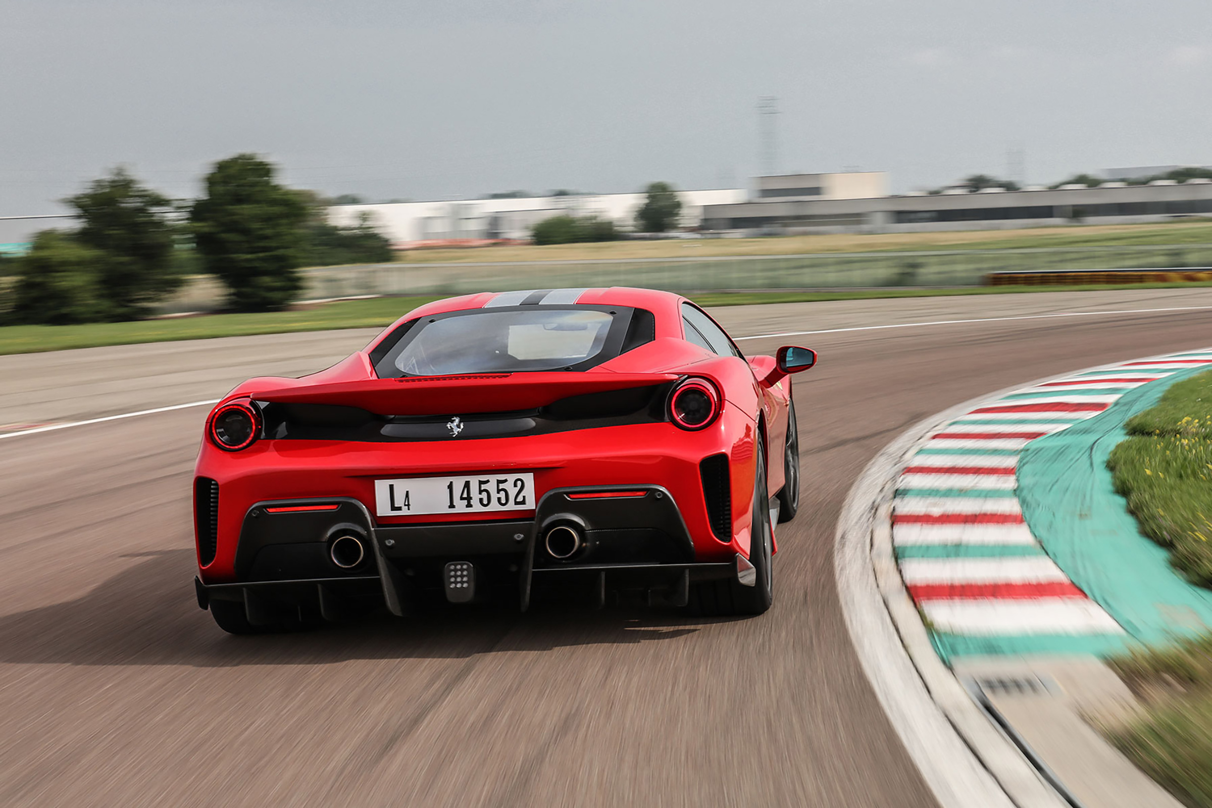 Ferrari 488 Pista rear