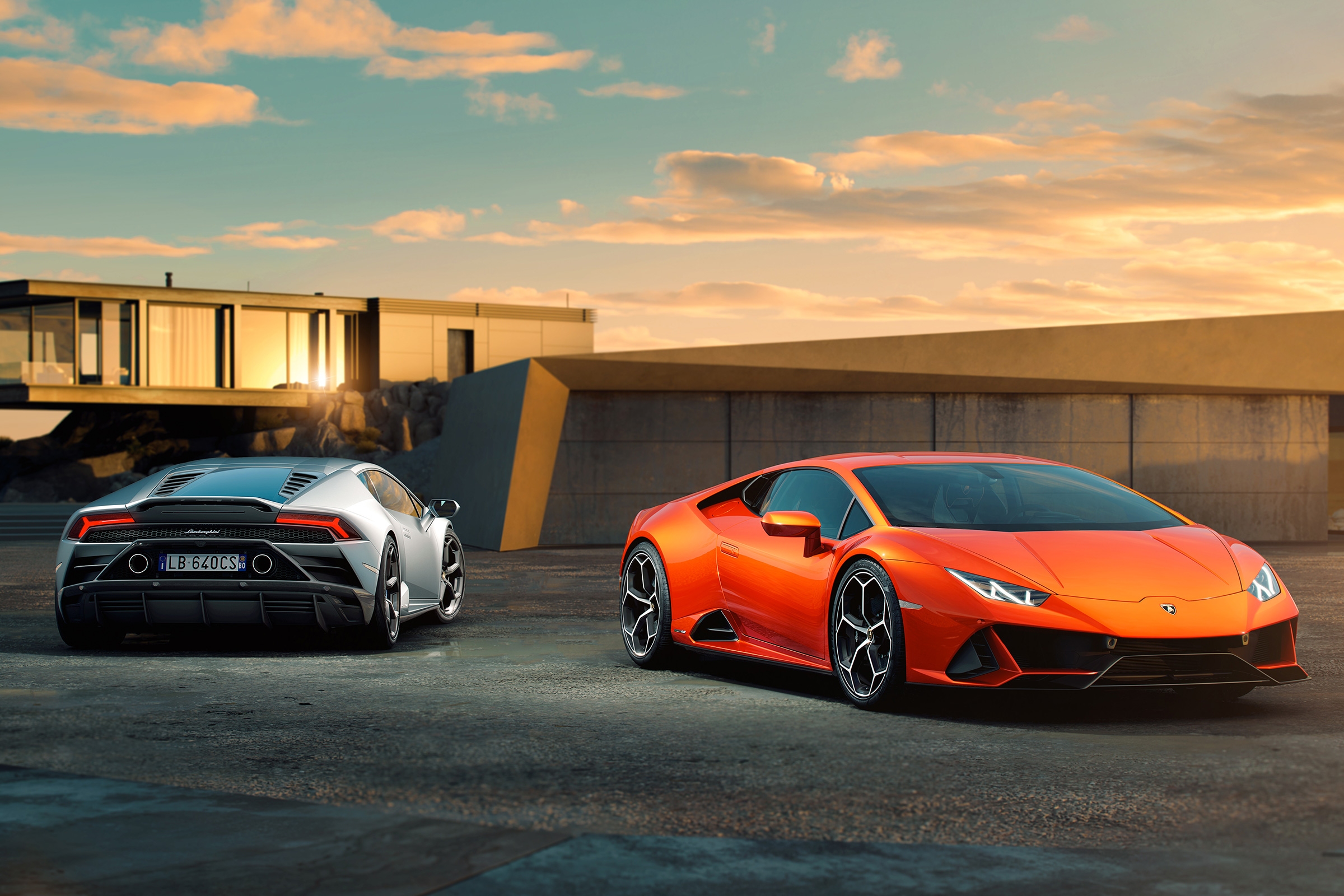 Lamborghini Huracan EVO duo