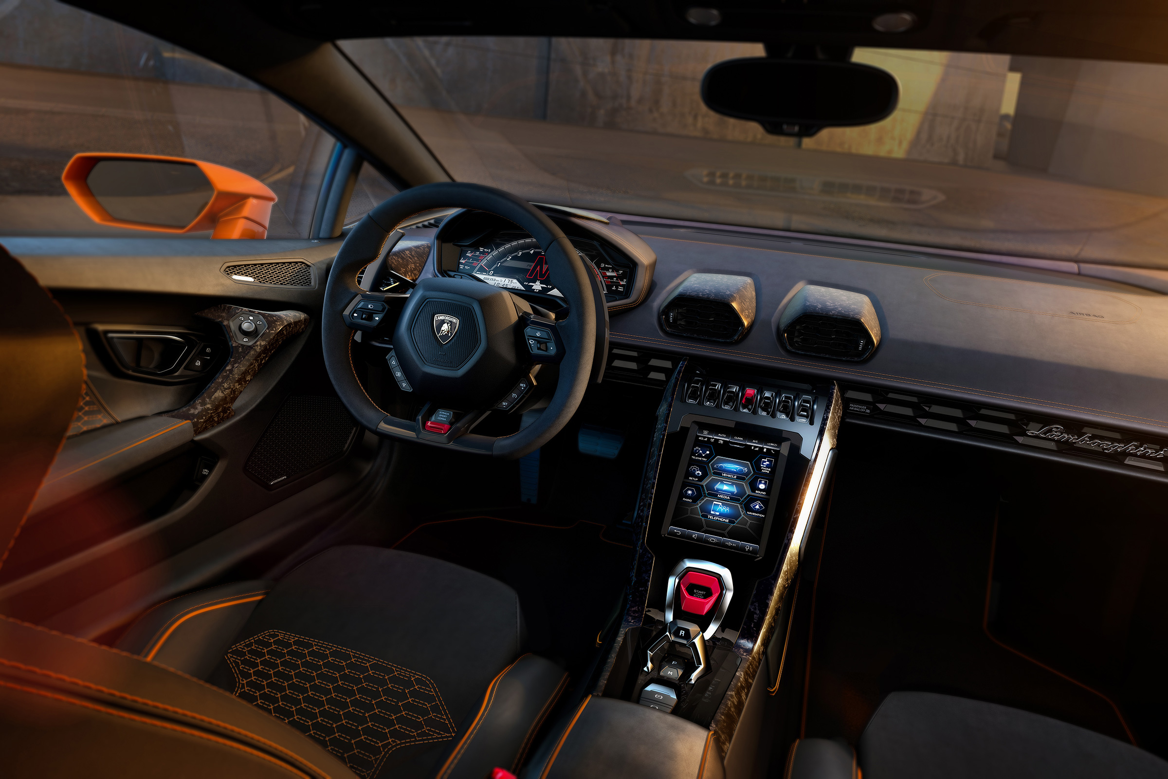 Lamborghini Huracan EVO interior