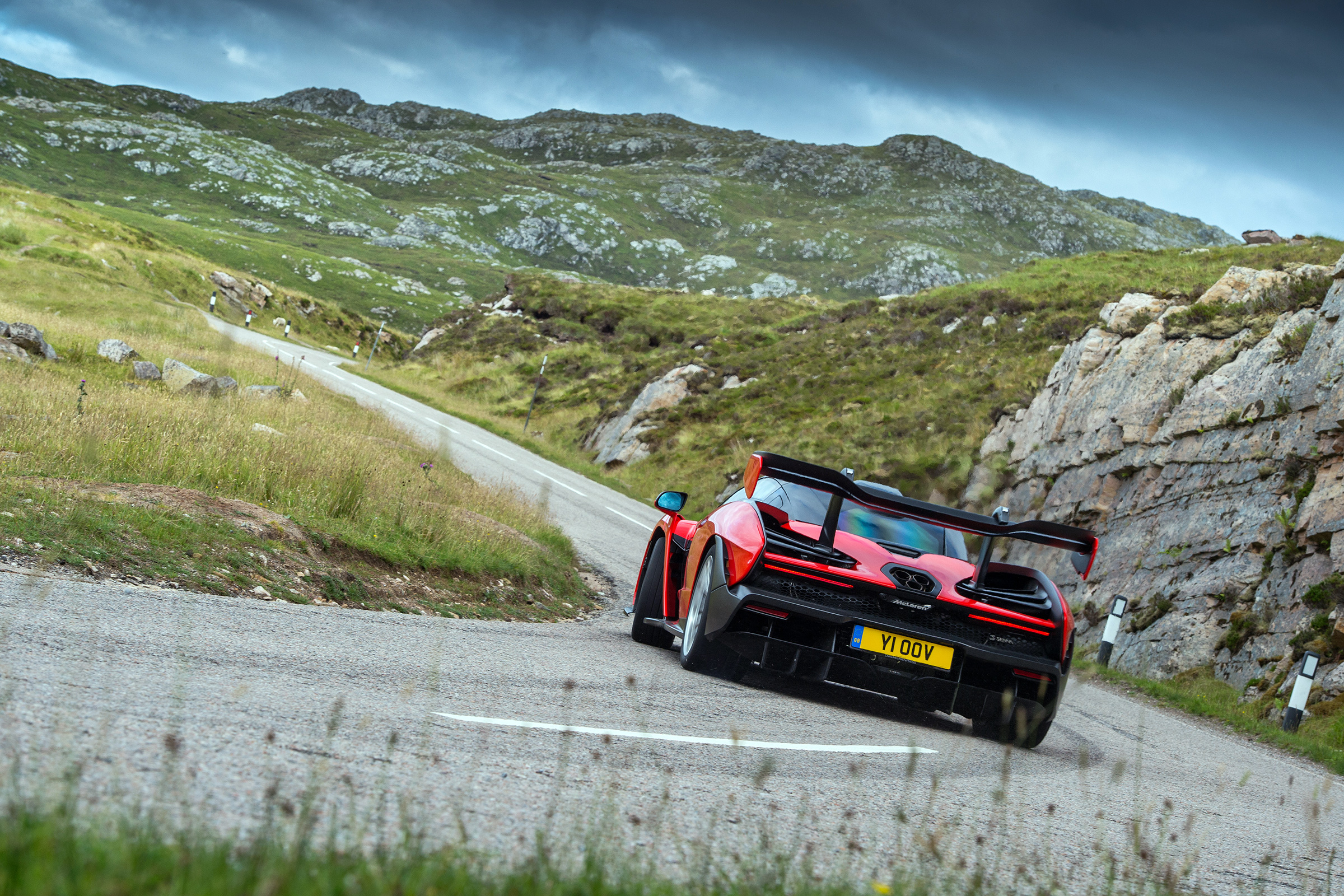 McLaren Senna drift 