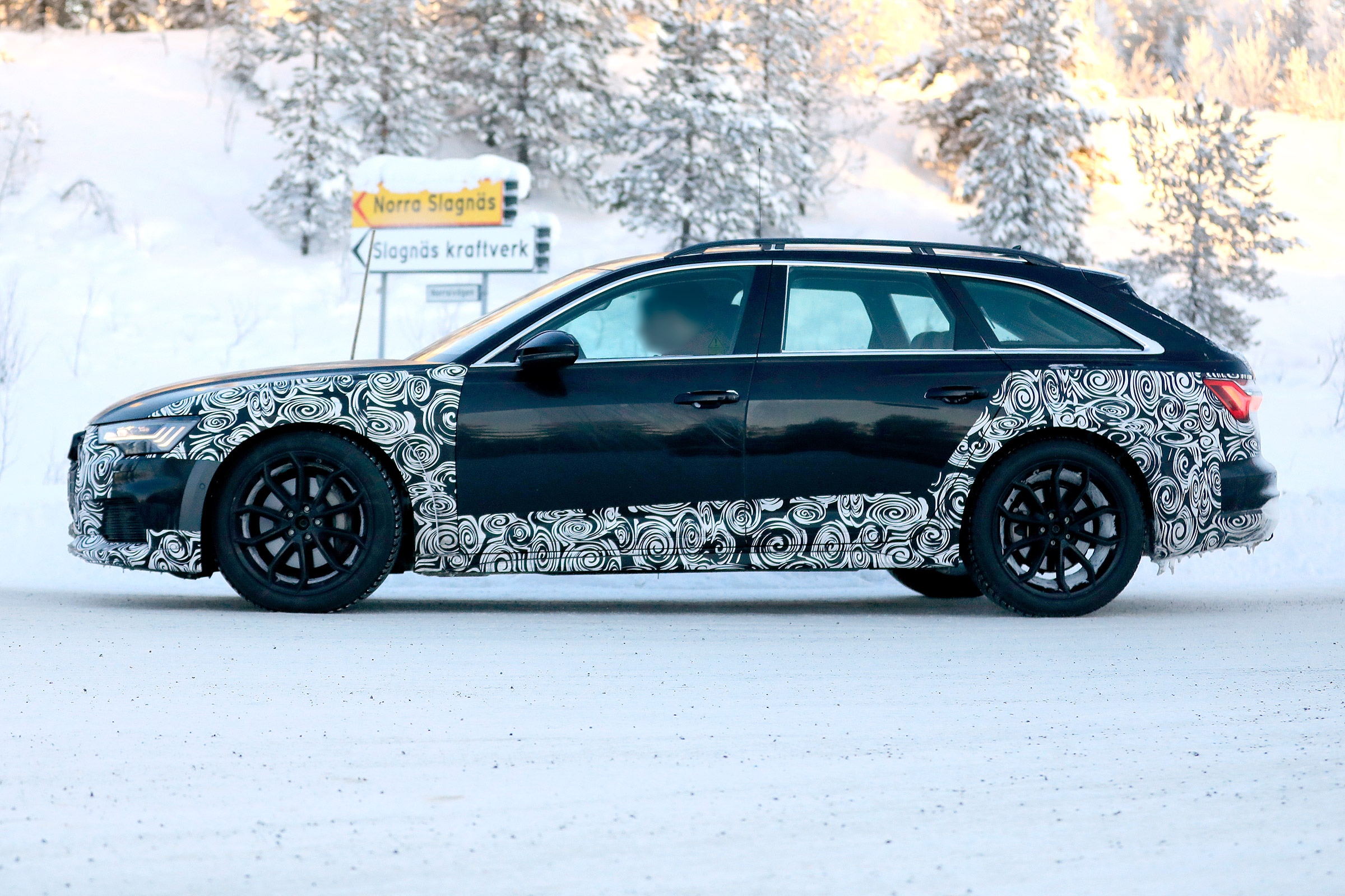 Audi A6 Allroad 2019 spied - side