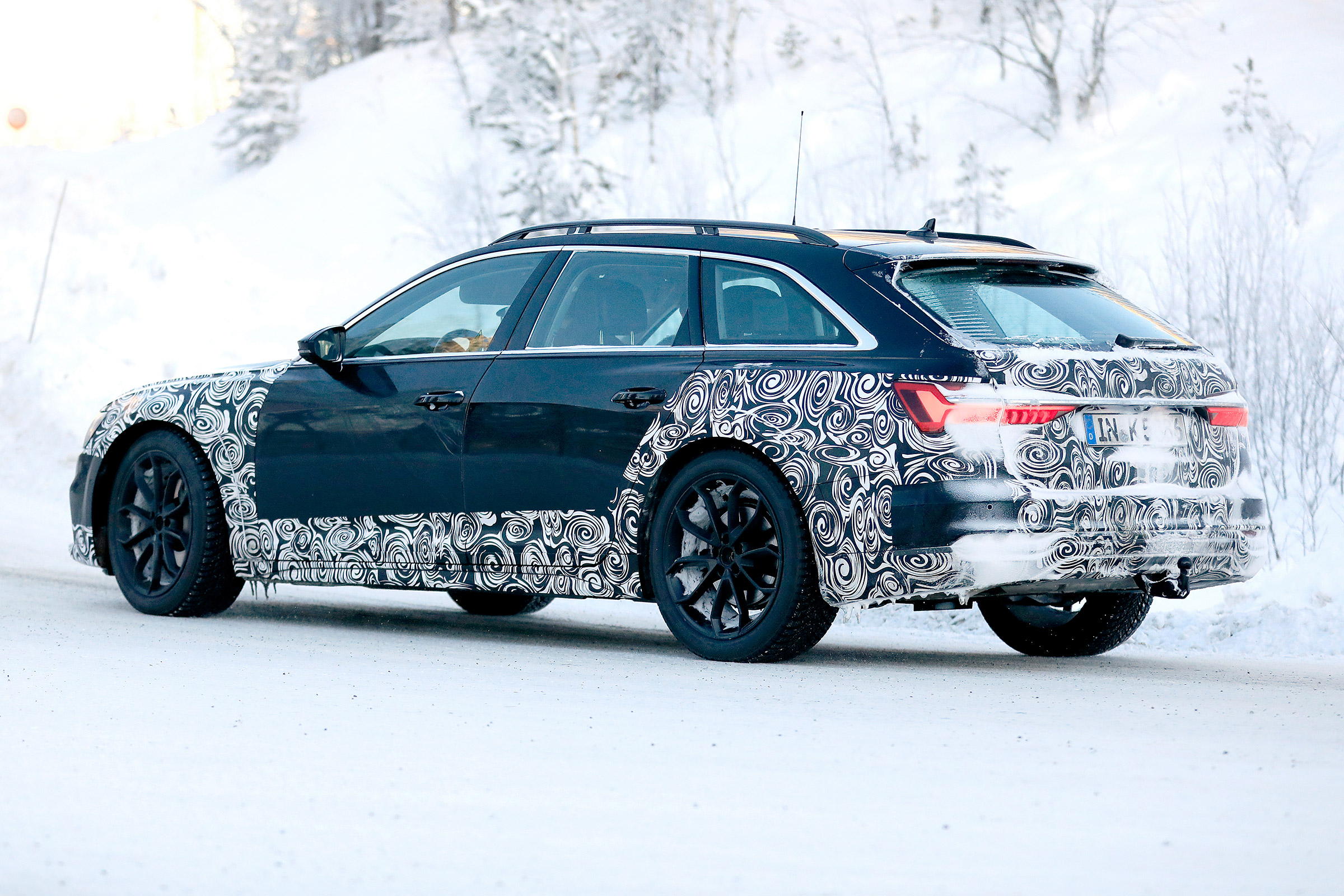 Audi A6 Allroad 2019 spied - rear quarter