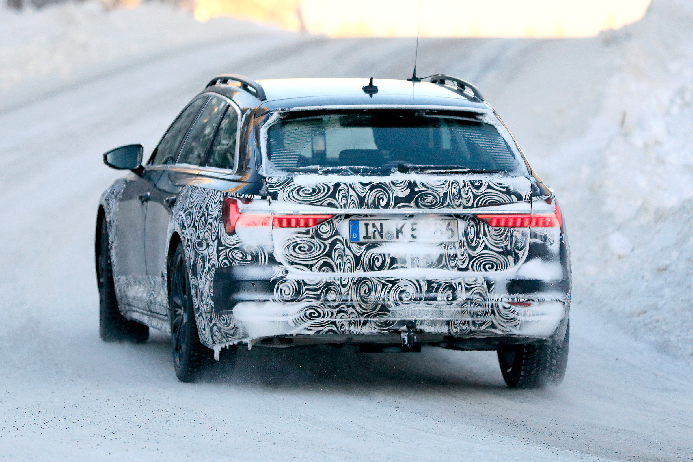 Audi A6 Allroad 2019 spied - rear