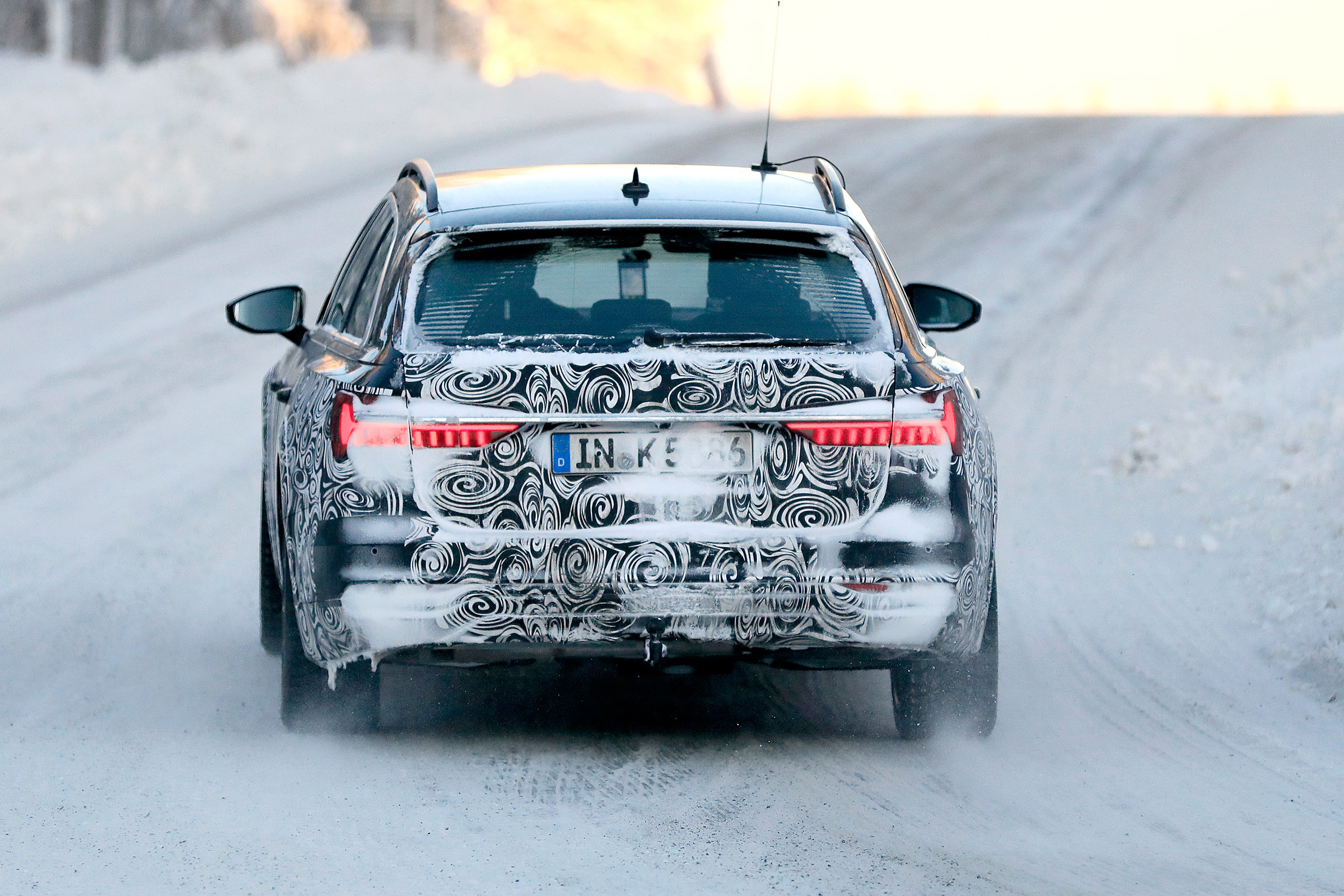 Audi A6 Allroad 2019 spied - rear