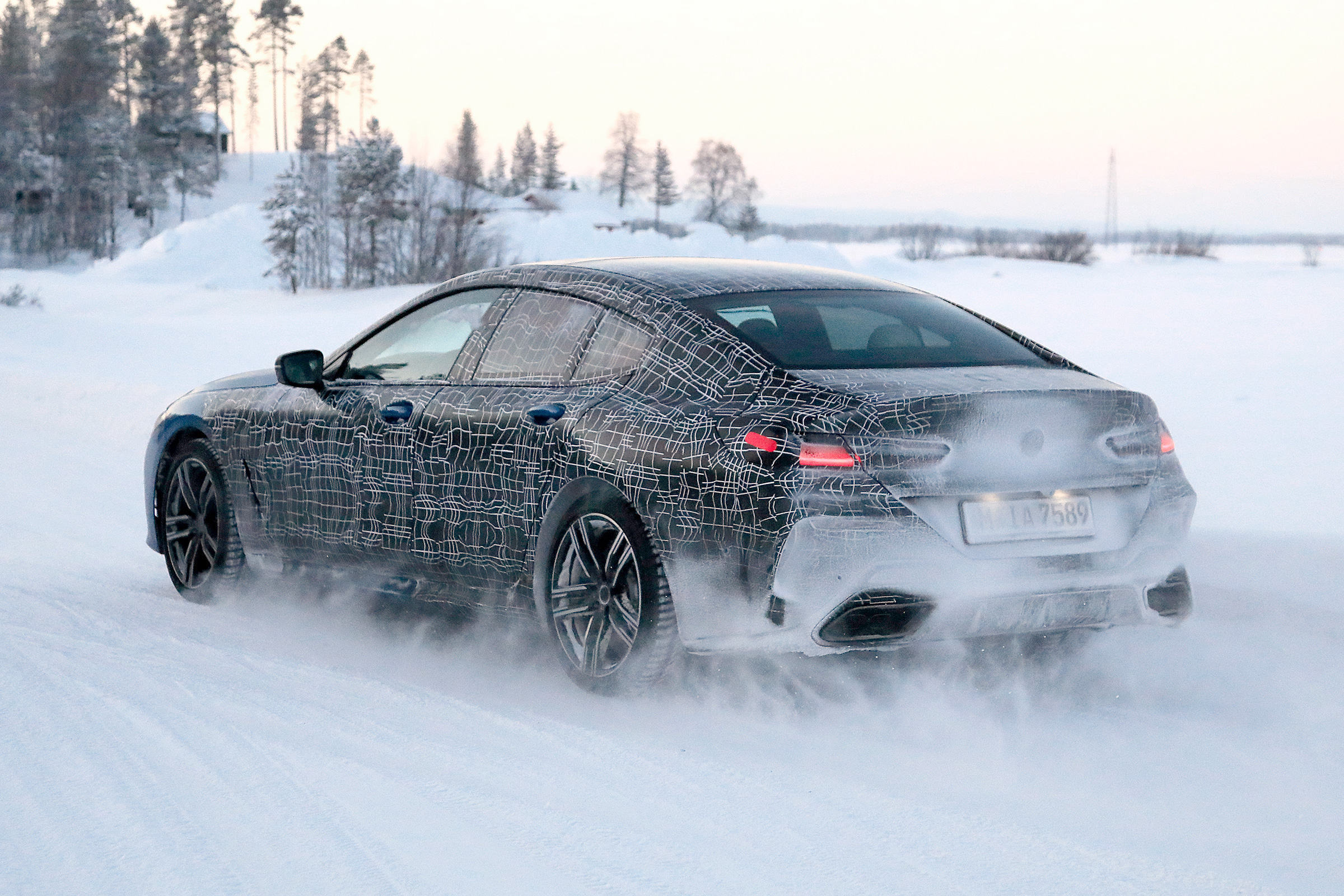 BMW 8 Series Gran Coupe spies