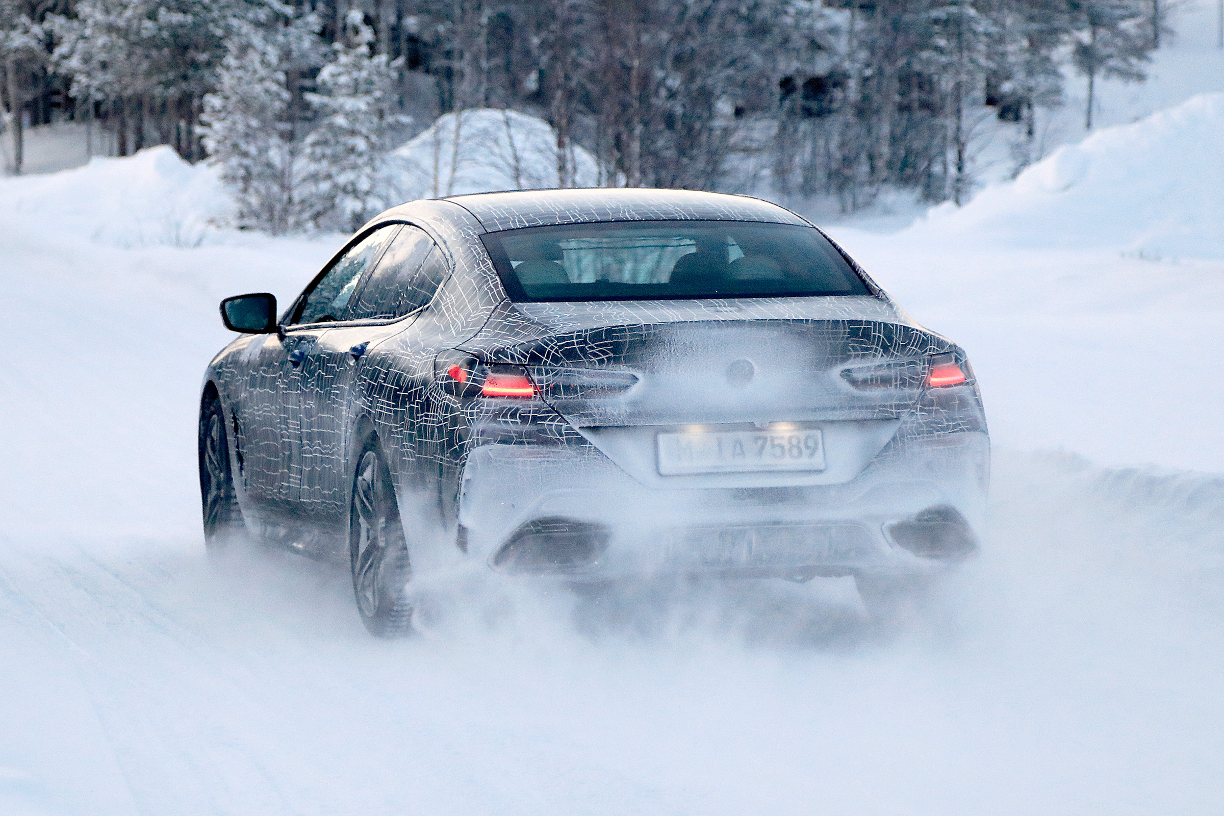 BMW 8 Series Gran Coupe spies