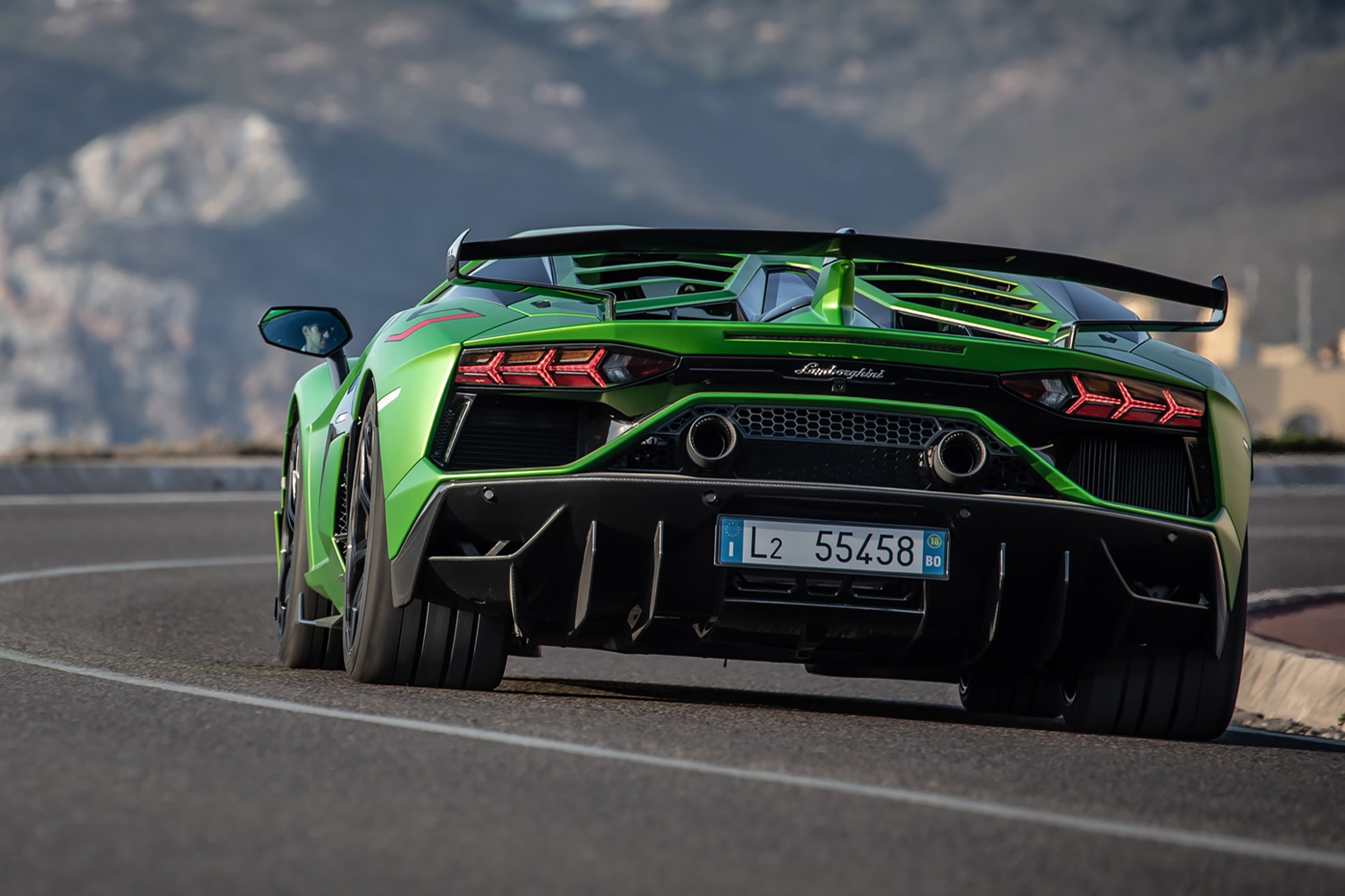 Lamborghini Aventador SVJ rear