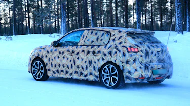 Peugeot 208 spied - rear quarter