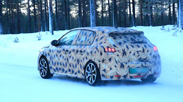 Peugeot 208 spied - rear
