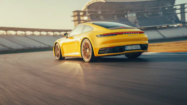 992 Porsche 911 Carrera S review - rear tracking