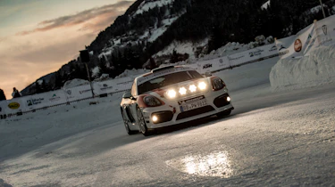 Porsche Cayman GT4 Rallye - front
