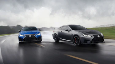 Lexus RC F - tracking