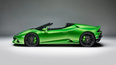 Lamborghini Huracan Evo Spyder - side