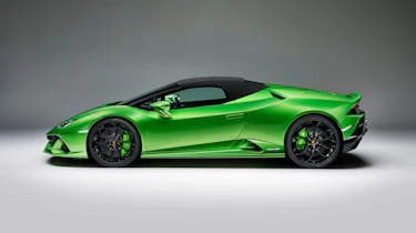 Lamborghini Huracan Evo Spyder - side